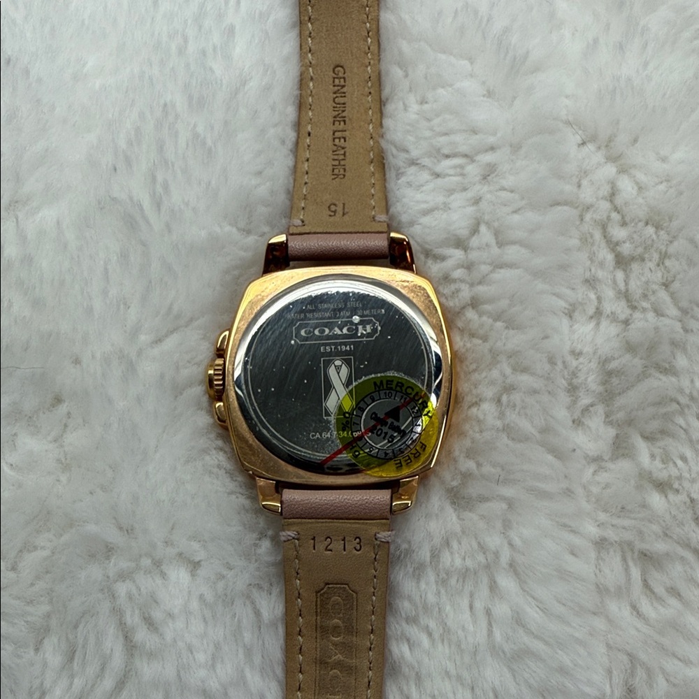 Coach Pink and Gold Women's Watch- Madison/Boyfriend/Delancey-style lines - Picture 5 of 7